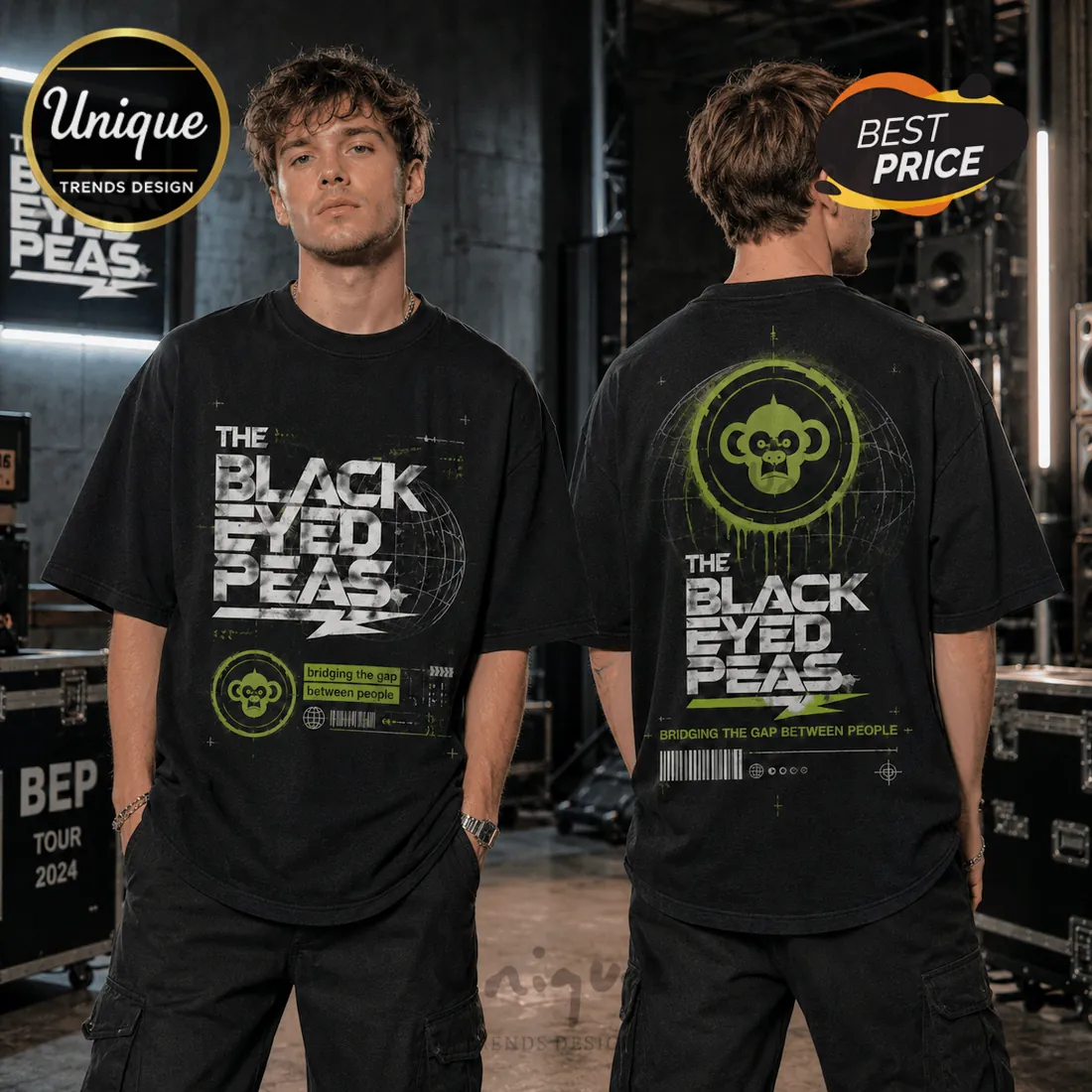 The Black Eyed Peas Bridging The Gap T-Shirt The Black Eyed Peas Bridging The Gap T-Shirt