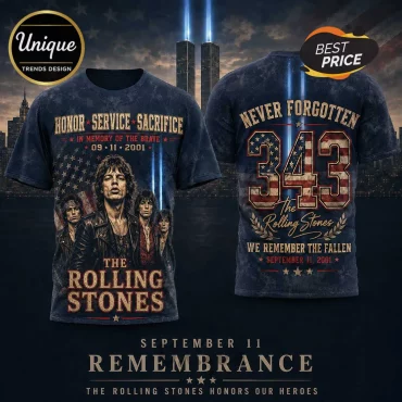 The Rolling Stones 9/11 Remembrance Tribute T-Shirt
