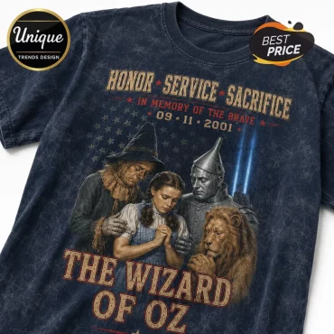 Wizard of Oz 9/11 Remembrance 343 Tribute T-Shirt