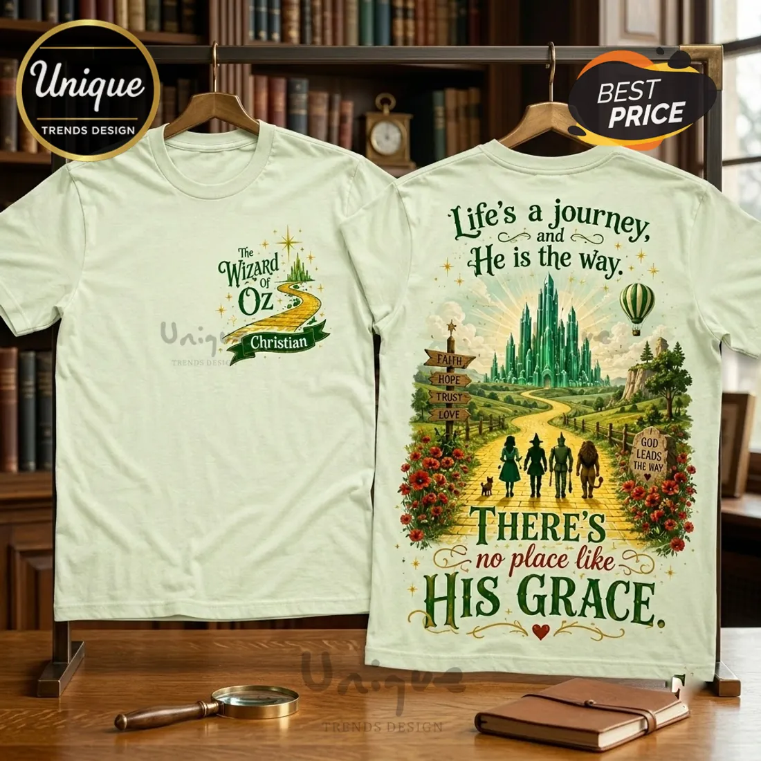 Wizard of Oz His Grace Inspirational T-Shirt Wizard of Oz His Grace Inspirational T-Shirt